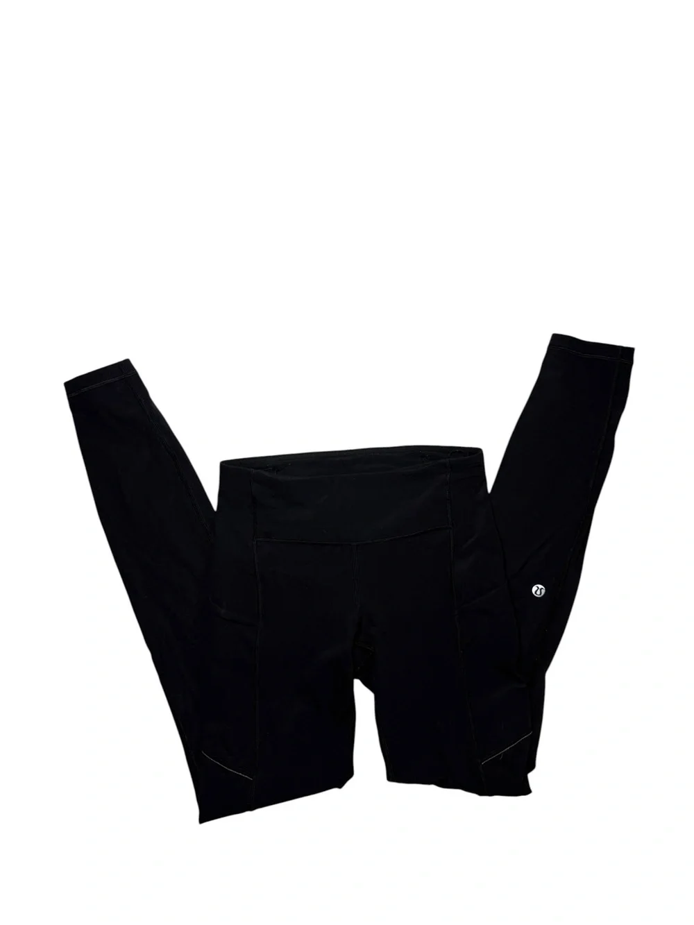 Lululemon Black Base Pace Leggings with Pockets 28